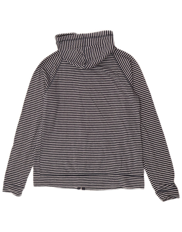 Mountain Warehouse Dame Hættetrøje Sweater UK 14 Stor Navy Blue Stribet