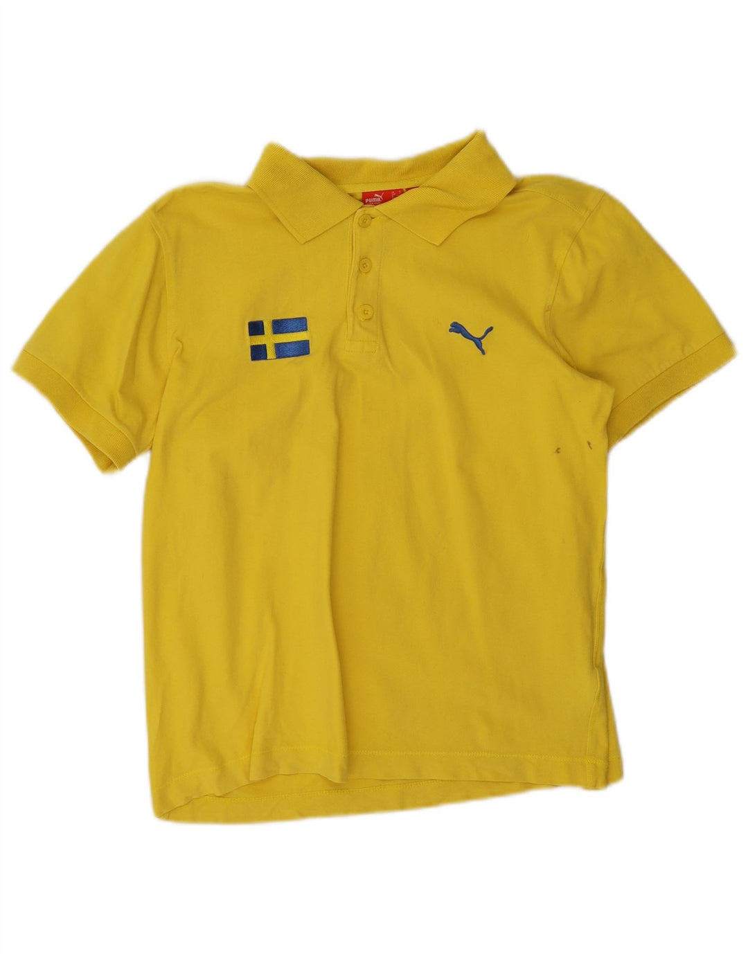 Puma herre poloshirt lille gul bomuld