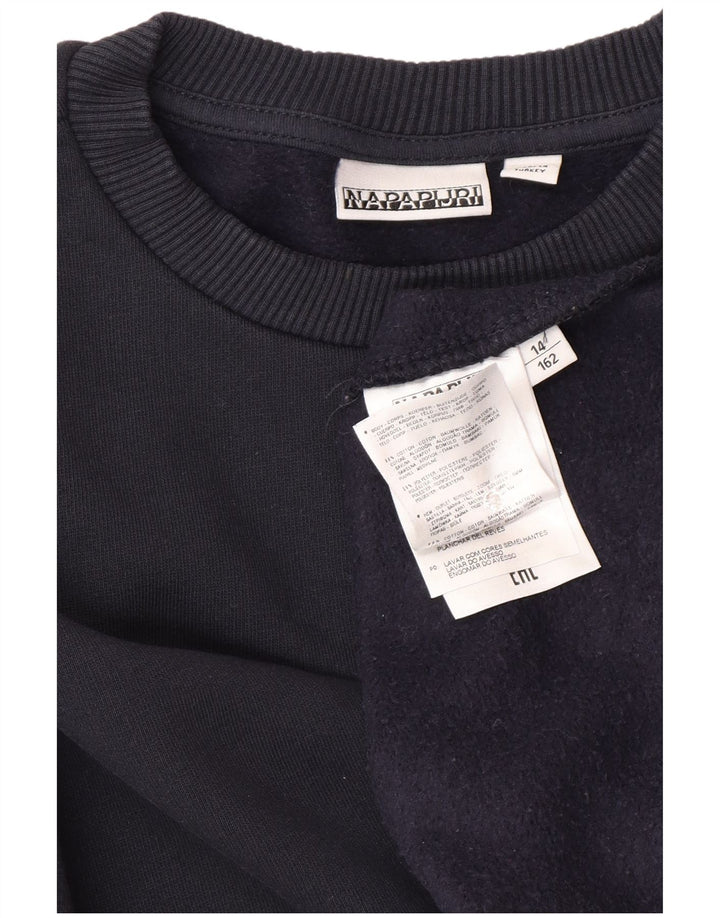 NAPAPIJRI Drenge Sweatshirt Jumper 13-14 år Marineblå