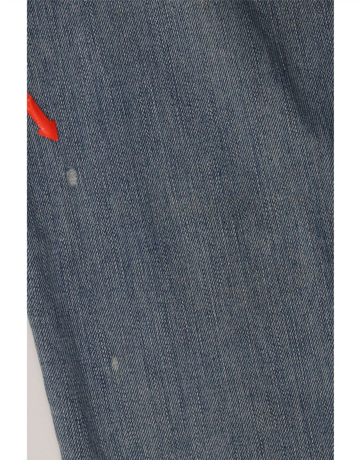 Wrangler Herre Texas Stretch Straight Jeans W32 L29 Blå Bomuld