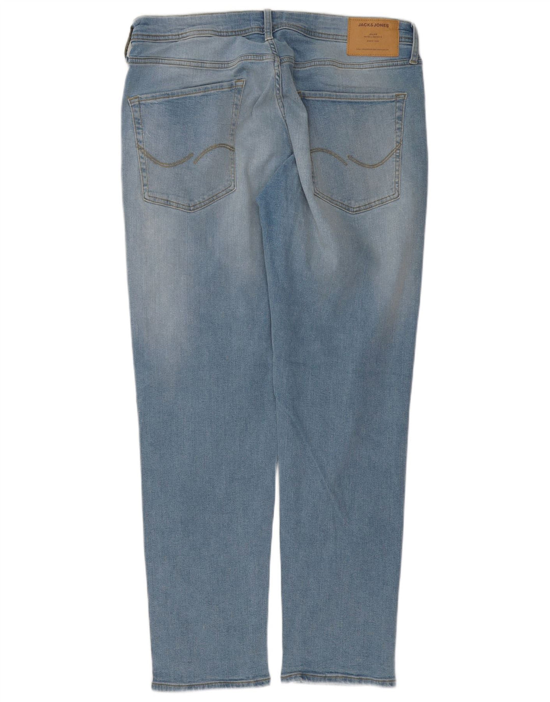 Jack & Jones Herre GLENN Slim Jeans W36 L32 Blå Bomuld