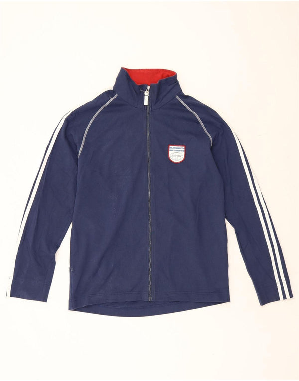 Sergio Tacchini Herre grafisk træningsdragt Topjakke Stor marineblå bomuld