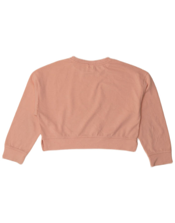 Zara Girls Crop Graphic Sweatshirt Jumper 11-12 år Pink