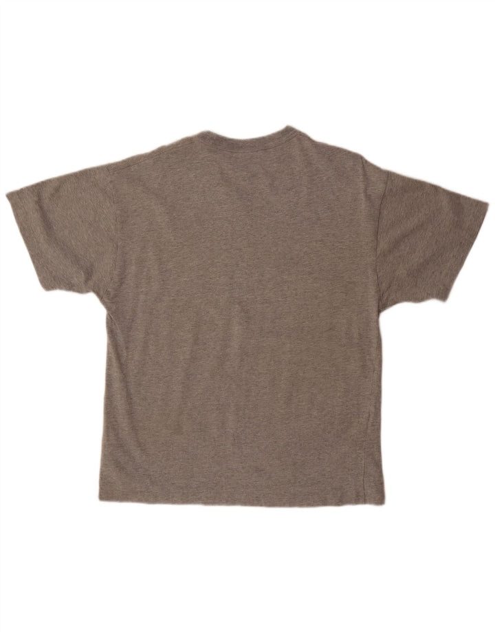 Nike T-shirt top mellem grå bomuld til mænd