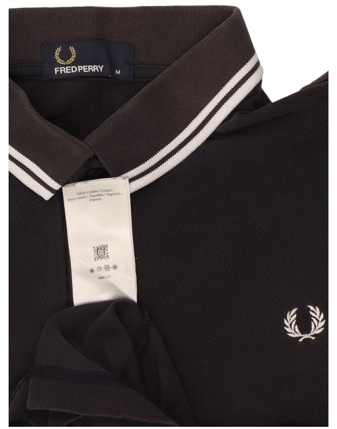 Fred Perry Herre poloshirt Medium marineblå bomuld