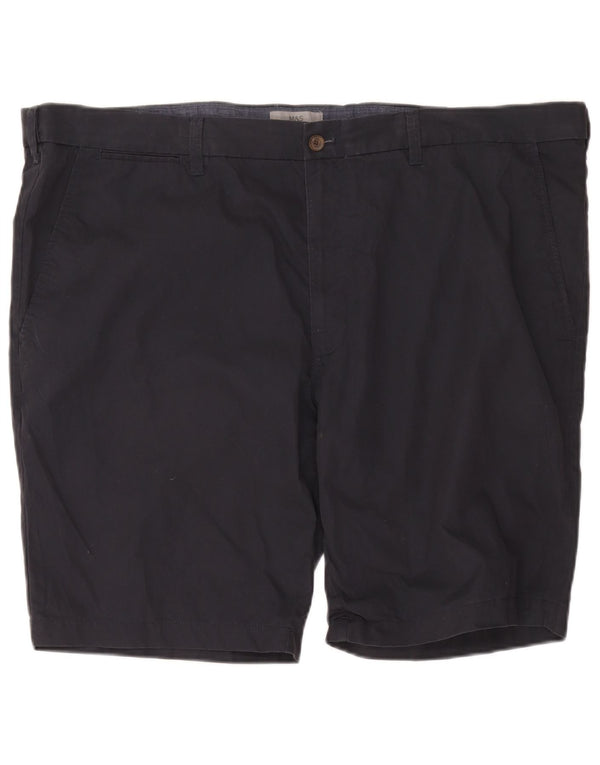Marks & Spencer Herre Chino Shorts W48 4XL Marineblå Bomuld