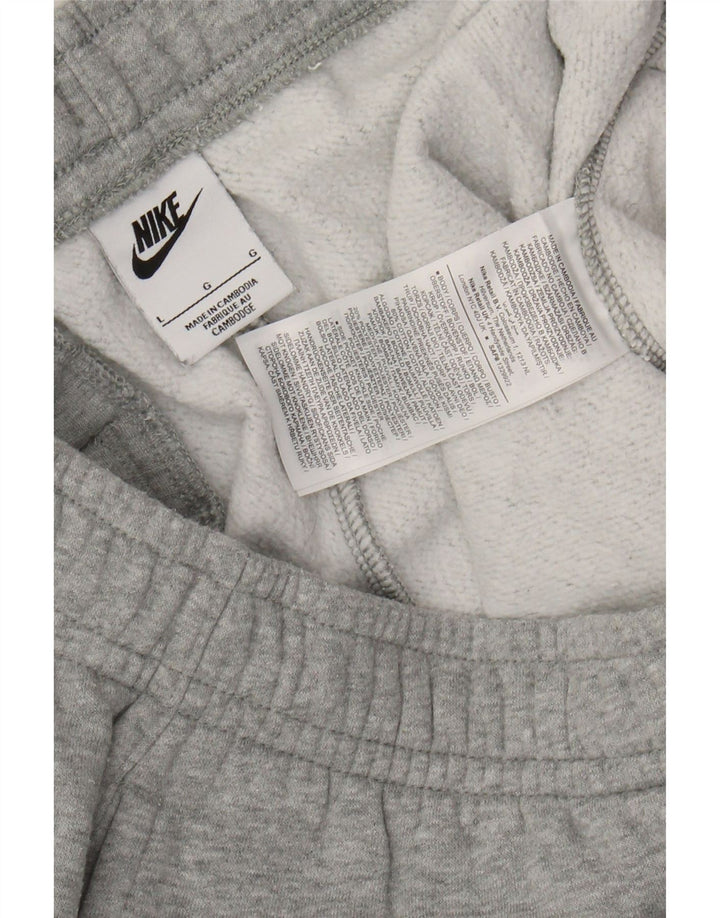 NIKE træningsdragt bukser til mænd Joggers store grå flækkede bomuld