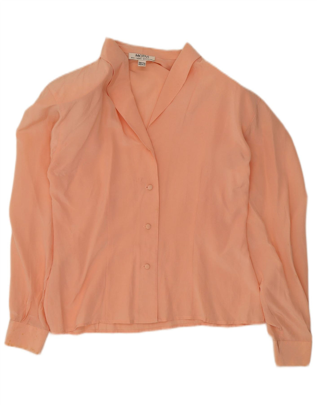 MOTIVI skjortebluse til kvinder UK 12 Medium Pink Silke