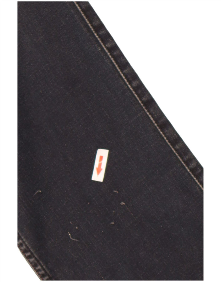 Lee Herre Marion Straight Jeans W33 L33 Marineblå Bomuld