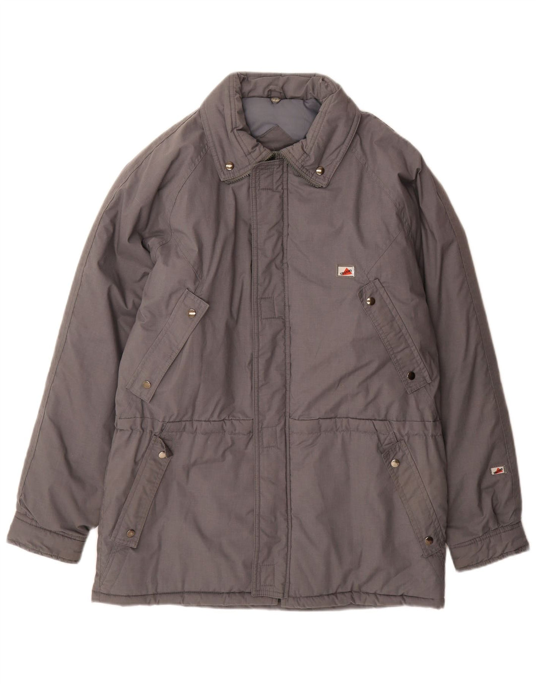 Vintage Herre Windbreaker Coat UK 36 Small Grey Polyester