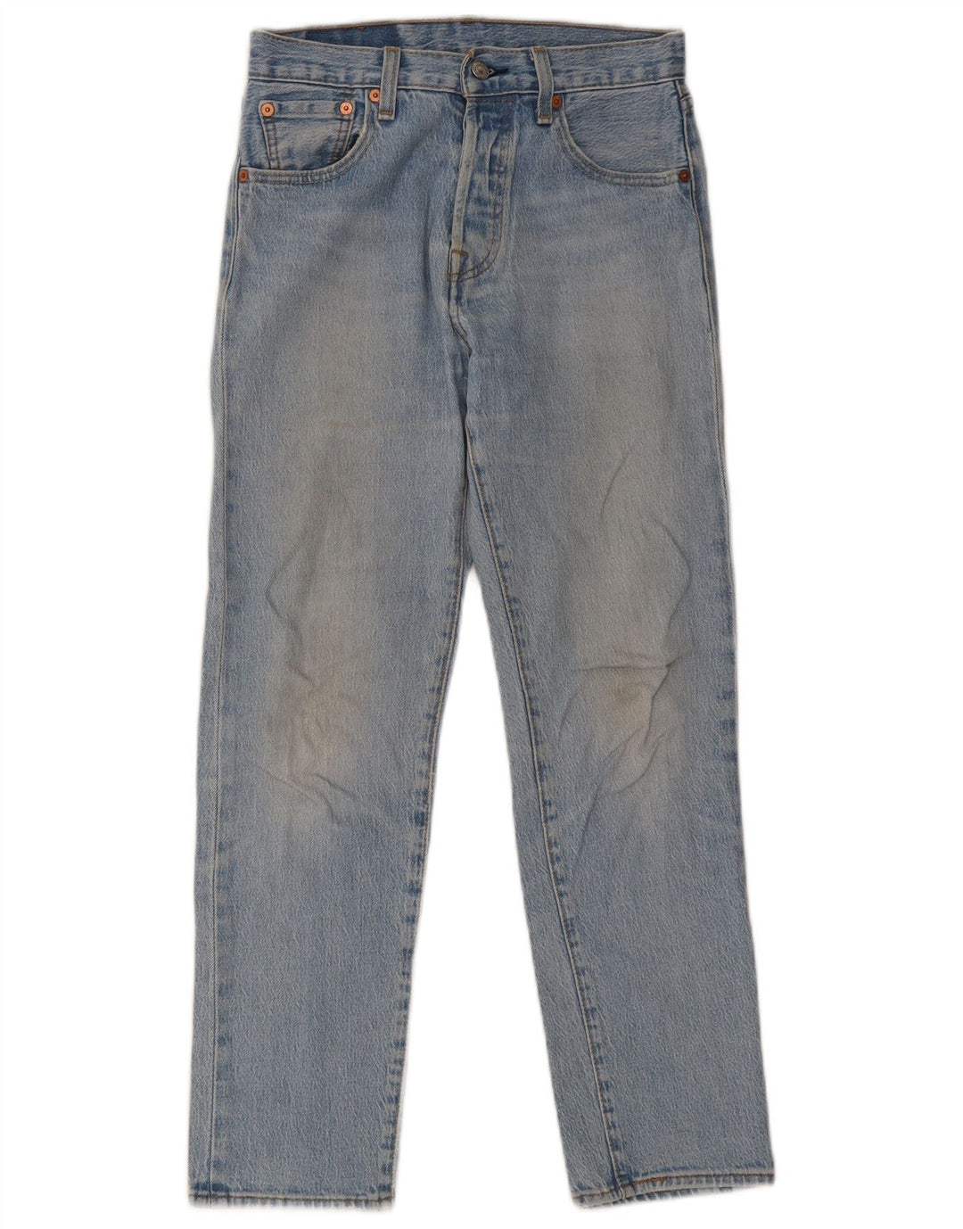 Levi's Herre 501 Straight Jeans W27 L28 Blå Bomuld 90'erne