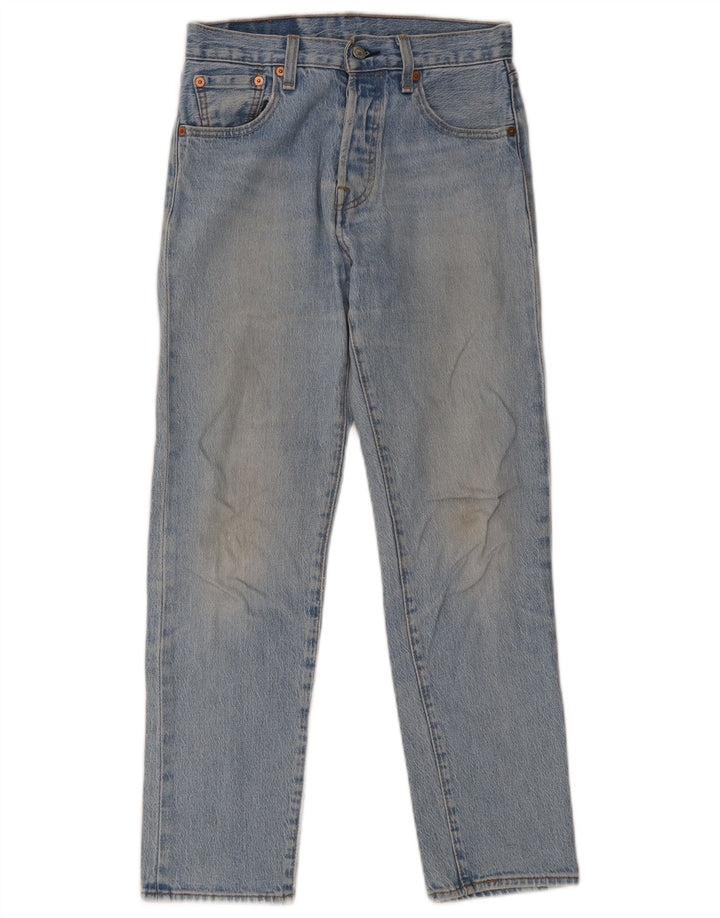 Levi's Herre 501 Straight Jeans W27 L28 Blå Bomuld 90'erne