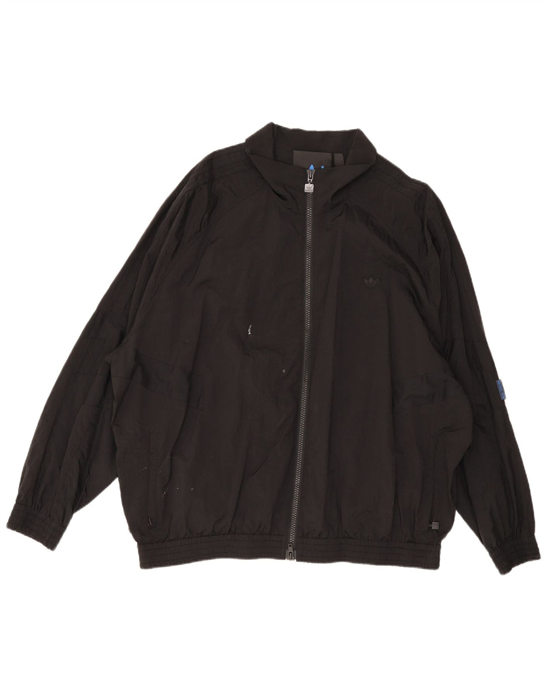 Adidas Herre Loose Fit Bomber Jacket UK 42 XL Sort Polyamid