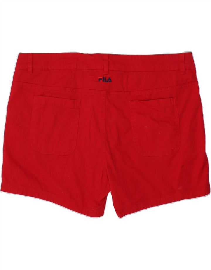 FILA Womens Chino Shorts  W38 XL Red Vintage Fila and Second-Hand Fila from Messina Hembry 