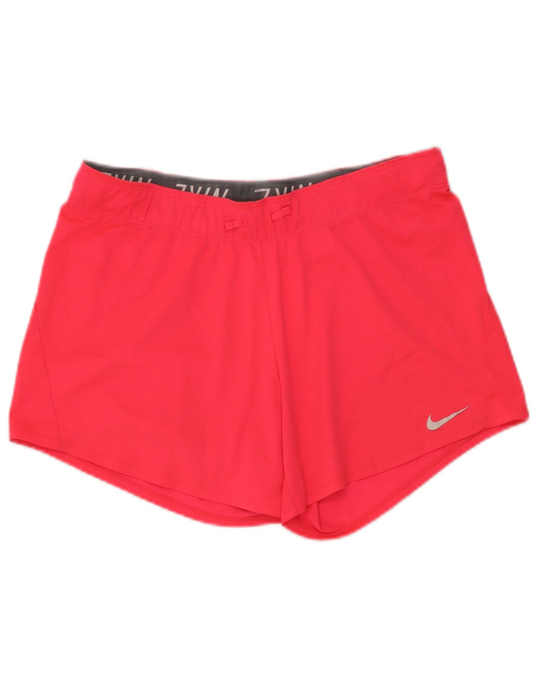 Nike Dame Dri Fit sportsshorts UK 14 Medium Pink Polyester