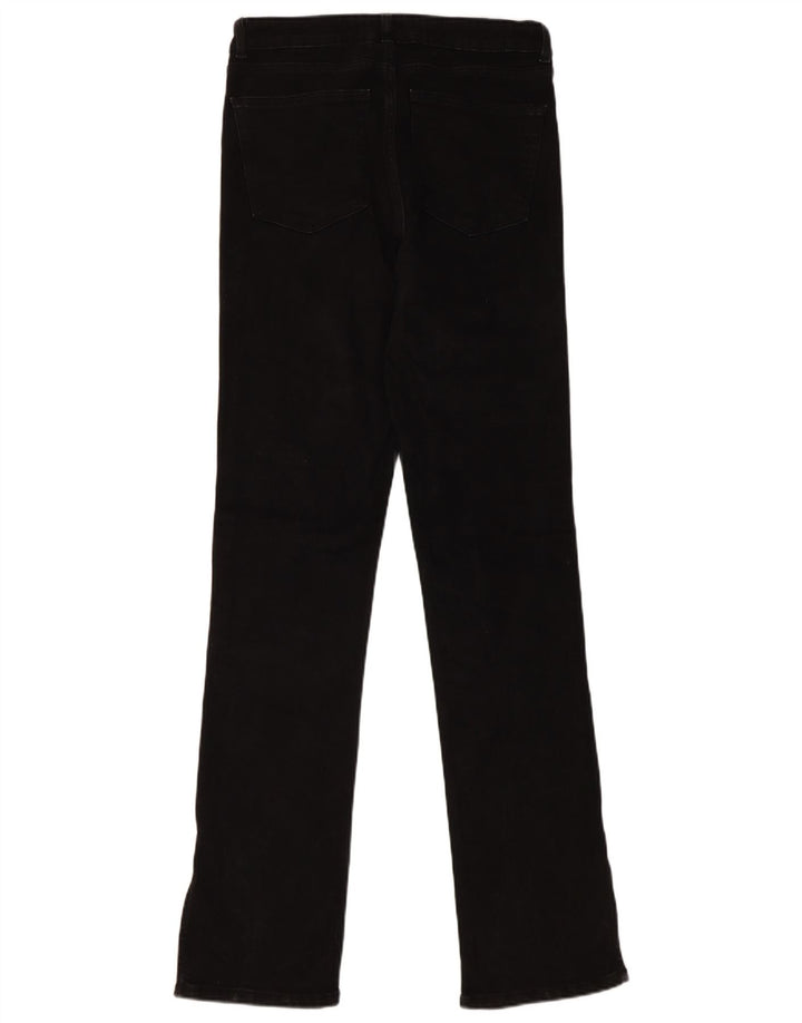 Zara Dame Straight Jeans EU 40 Medium W30 L32 Sort Bomuld