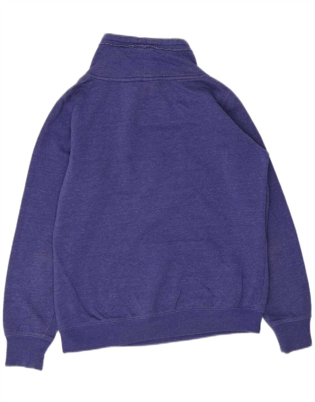 Champion Dame Grafisk Sweatshirt Jumper UK 14 Medium Blue Bomuld