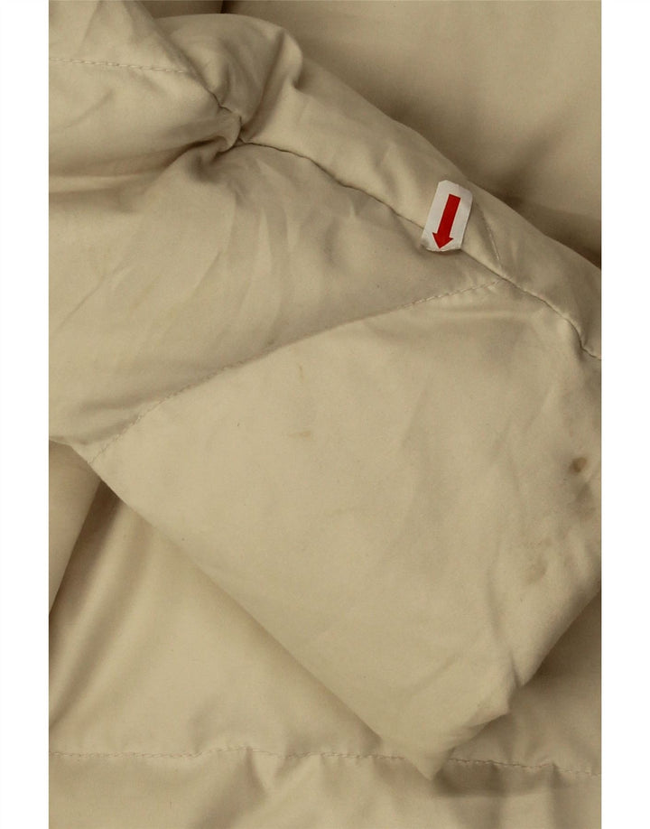 Diadora Piger Oversized Polstret Jakke 9-10 År Stor Beige Polyester