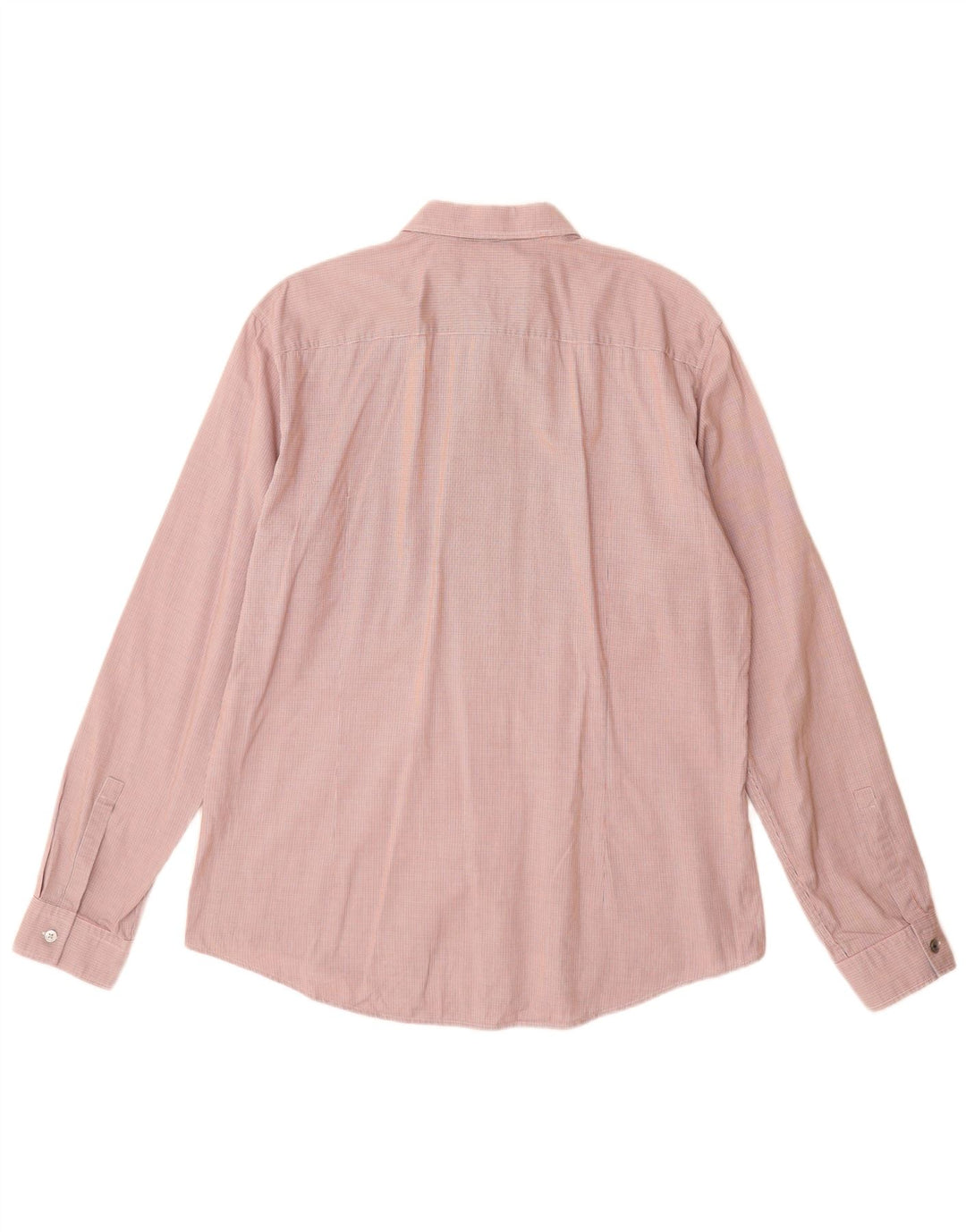 Hugo Boss Herre Ternet Slim Fit Skjorte Stor Orange Houndstooth Bomuld