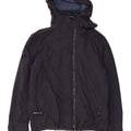 Superdry Windcheater vindjakke med hætte til mænd UK 36 Small Navy Blue