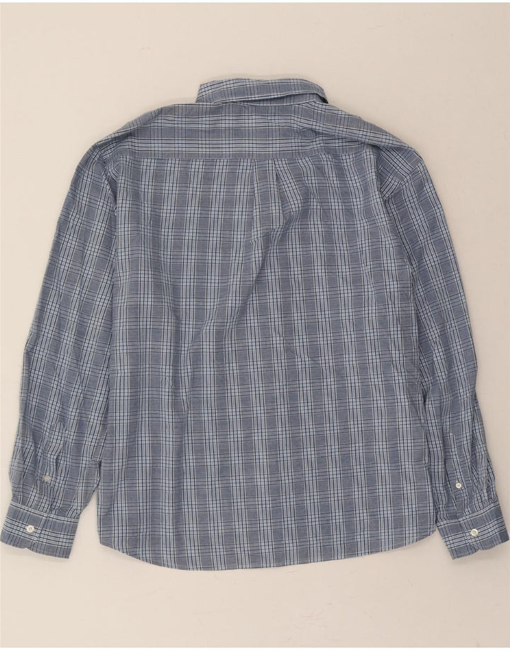 DOCKERS Mens Shirt 2XL Blue Check Cotton Vintage Dockers and Second-Hand Dockers from Messina Hembry 