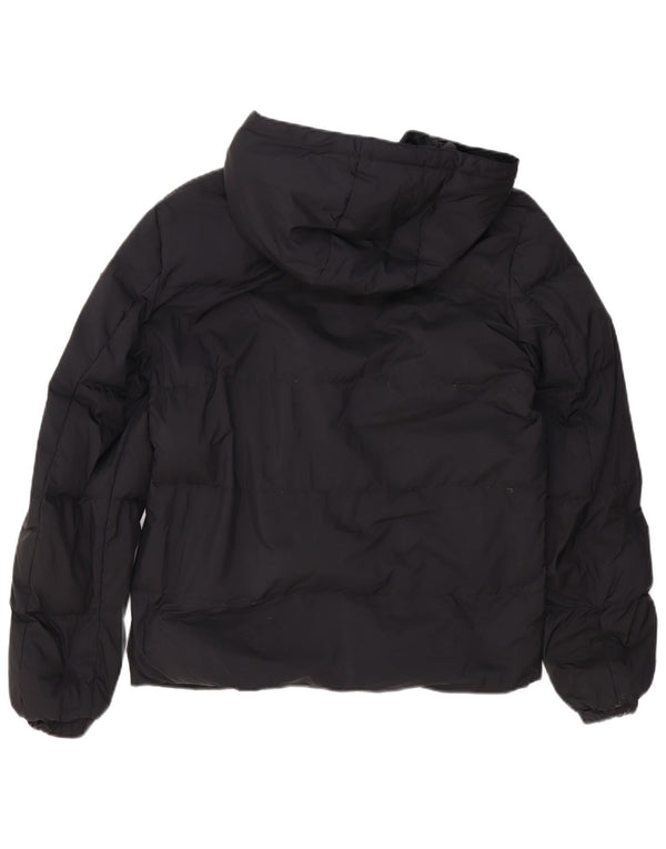 CALVIN KLEIN JEANS Herre hættepolstret jakke UK 34 XS Sort Polyester