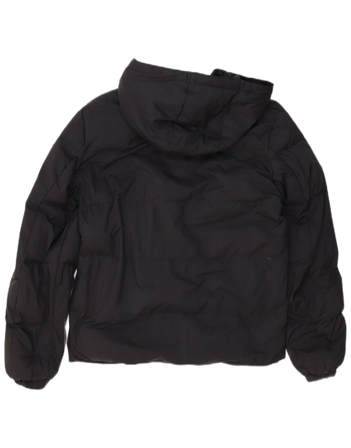 CALVIN KLEIN JEANS Herre hættepolstret jakke UK 34 XS Sort Polyester