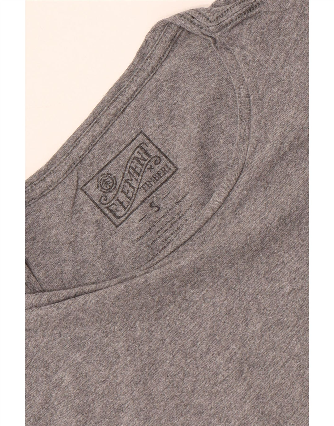 Element Herre Grafisk T-Shirt Top Lille Grå