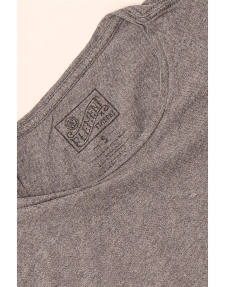 Element Herre Grafisk T-Shirt Top Lille Grå