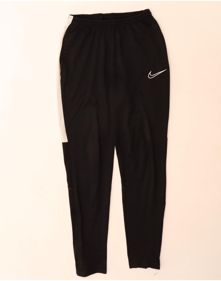 Nike Herre Dri Fit træningsdragt Bukser Small Black Colourblock Polyester