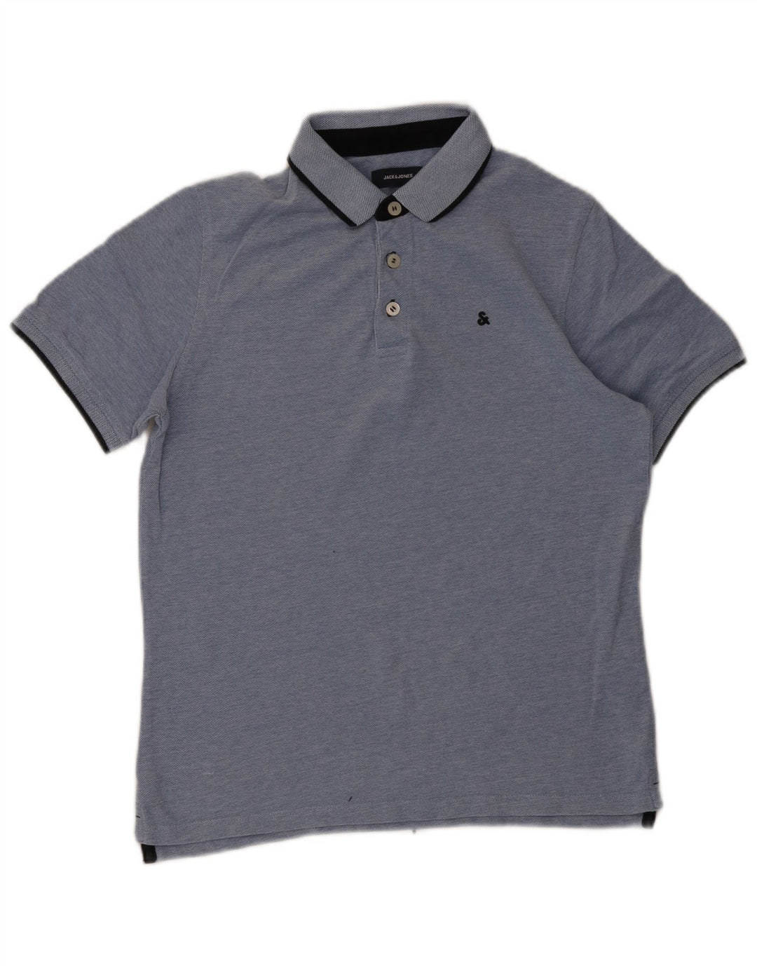 Jack & Jones herre poloshirt mellemblå bomuld