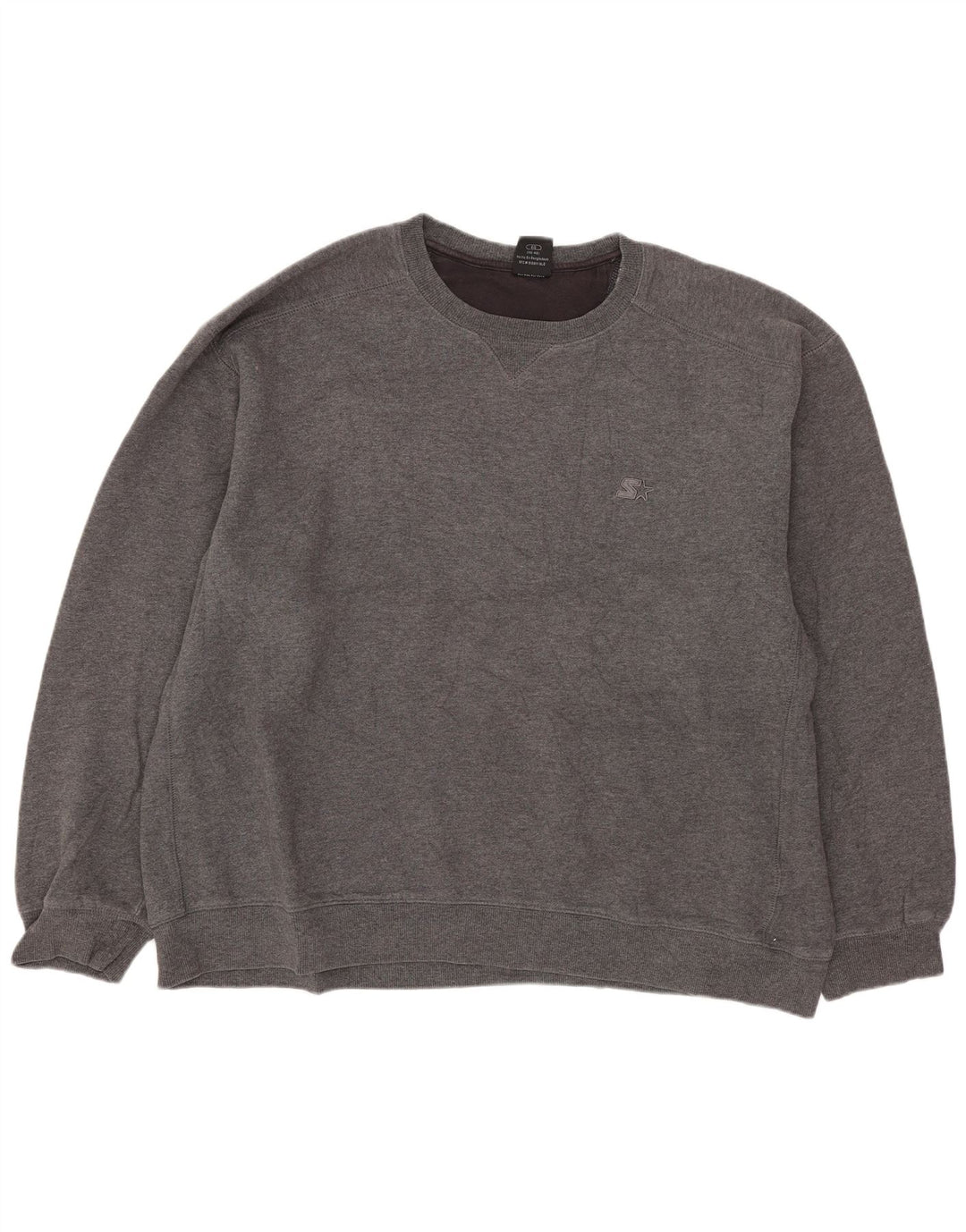 Starter Herre Sweatshirt Jumper UK 46/48 XL Grå Bomuld