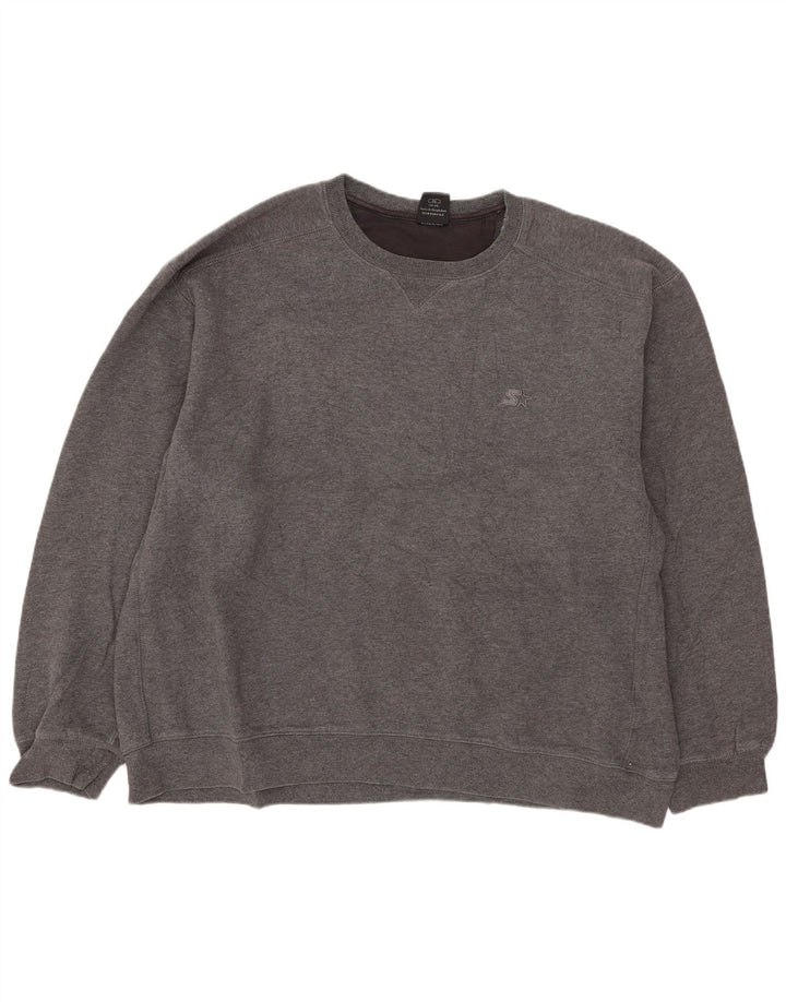 Starter Herre Sweatshirt Jumper UK 46/48 XL Grå Bomuld