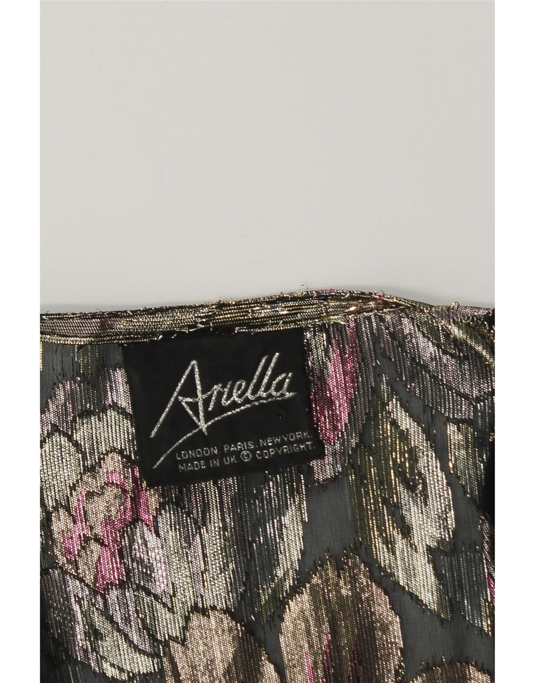 ARELLA Womens Crop Cardigan Top UK 16 Large Multicolored Floral