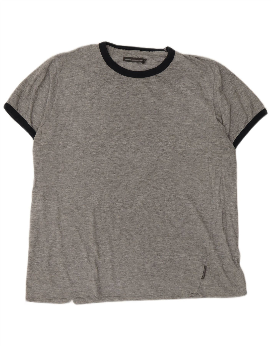 French Connection Herre T-Shirt Top XL Grå Bomuld