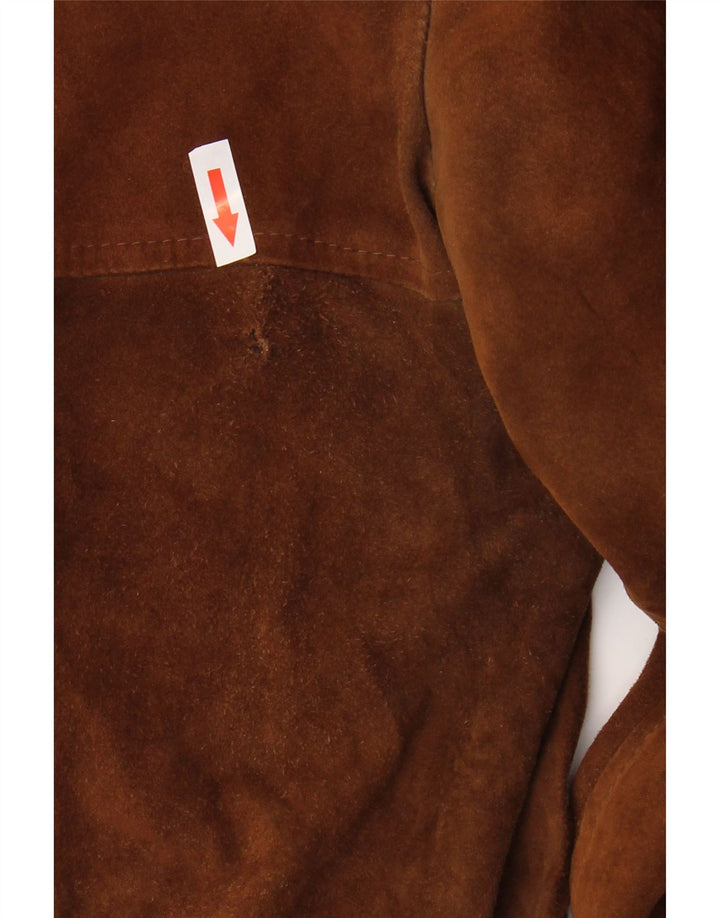 Vintage herre ruskind bomberjakke UK 38 medium brun
