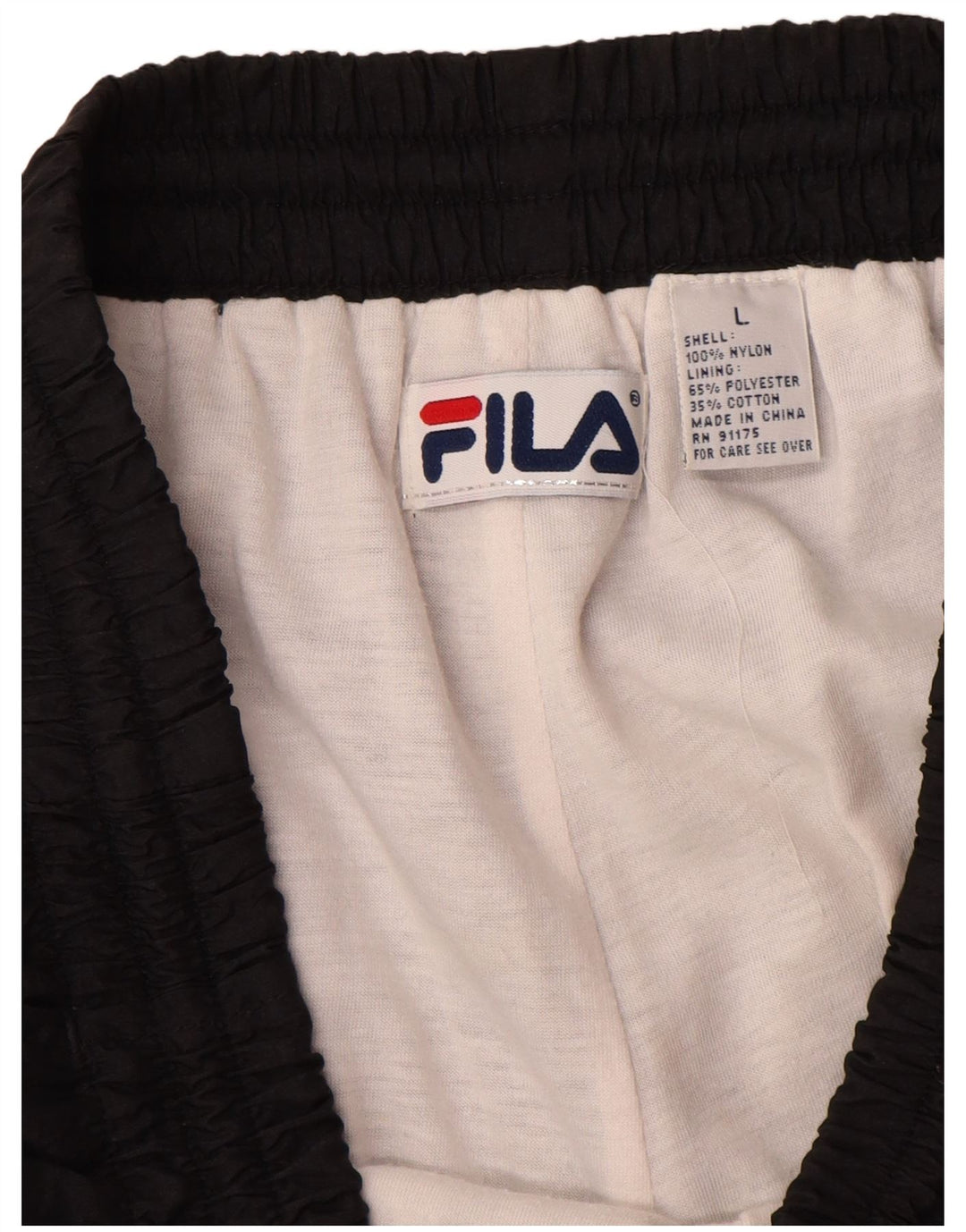 Fila Træningsdragt bukser til mænd Stor sort nylon