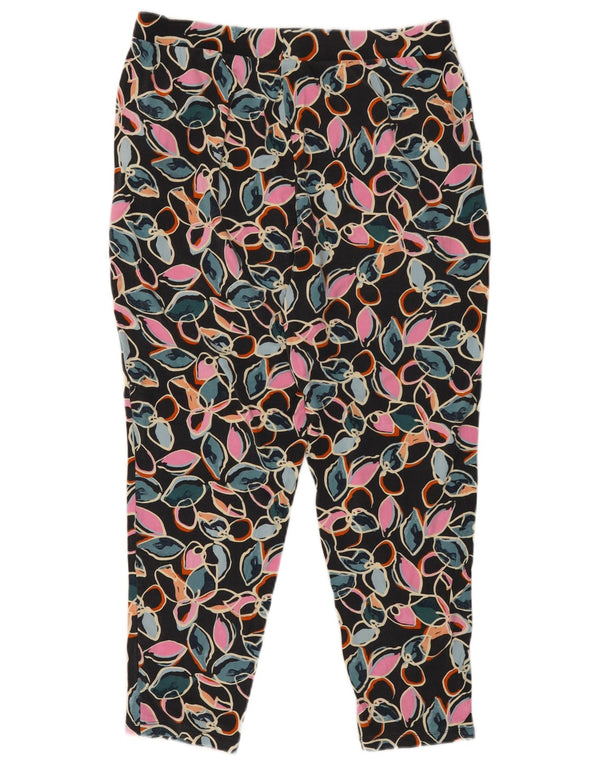 MARKS & SPENCER Dame Leggings UK 14 Large W32 L27 Multicolored Floral