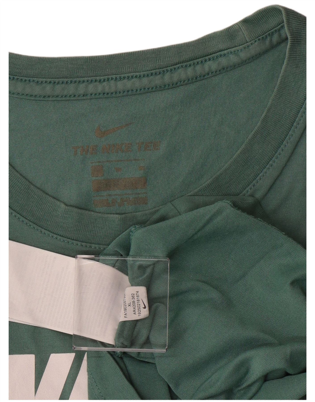 Nike grafisk T-shirt top til mænd XL Grøn bomuld