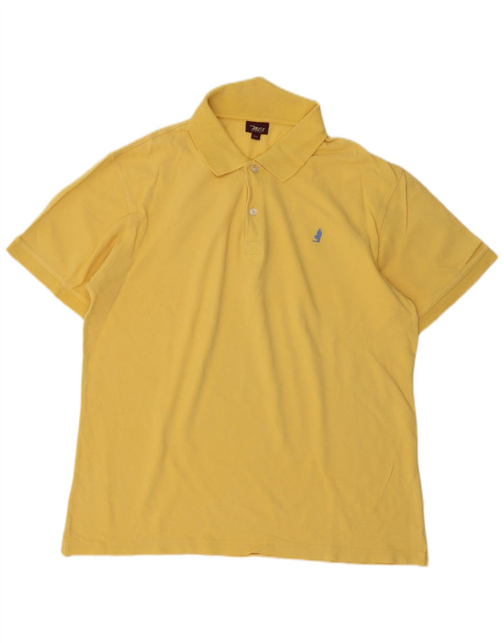Marlboro Classics Polo Shirt til mænd 2XL Gul Bomuld