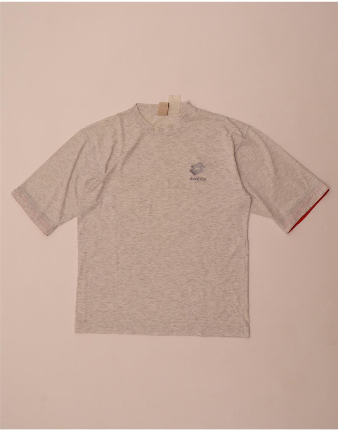 Lotto Herre grafisk T-shirt Top Medium Grå Flecked