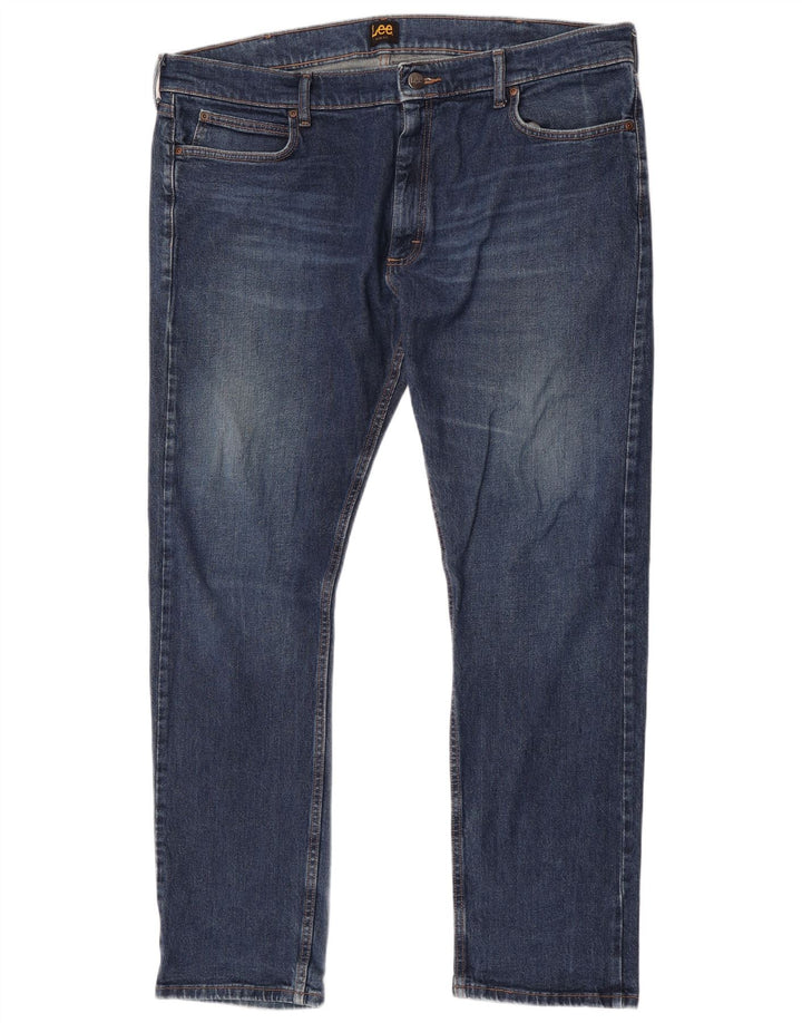 Lee Slim Jeans til mænd W42 L32 blå bomuld