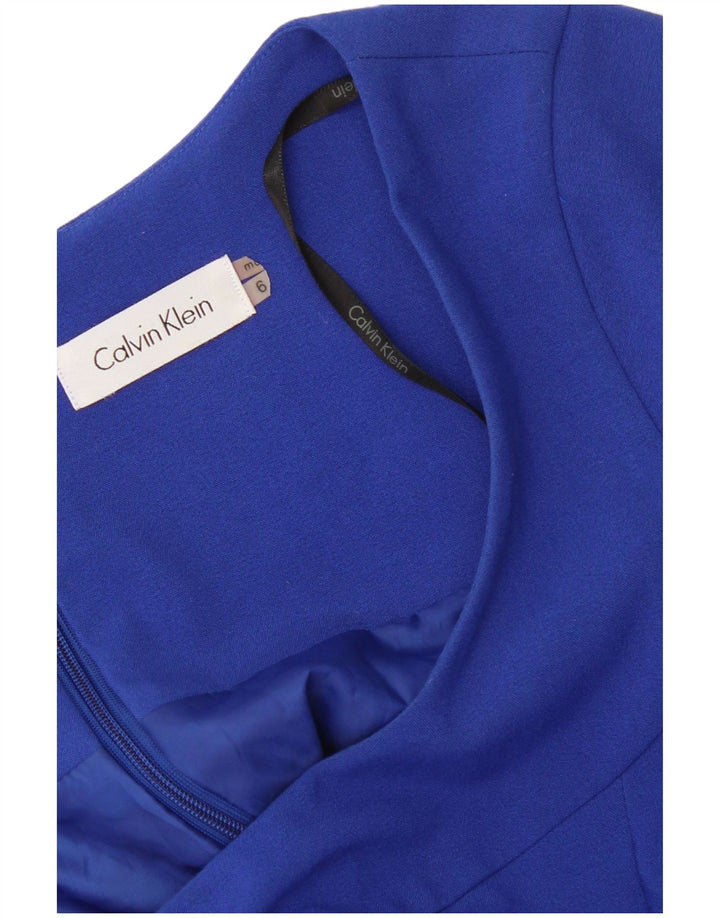 Calvin Klein Dame A-Line Kjole US 6 Medium Blue