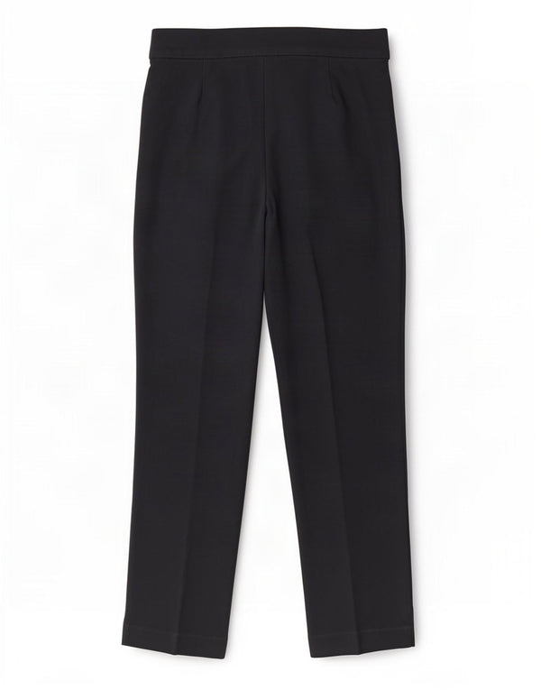 Marks & Spencer Dame Casual Bukser UK 10 Small W27 L26 Navy Blue