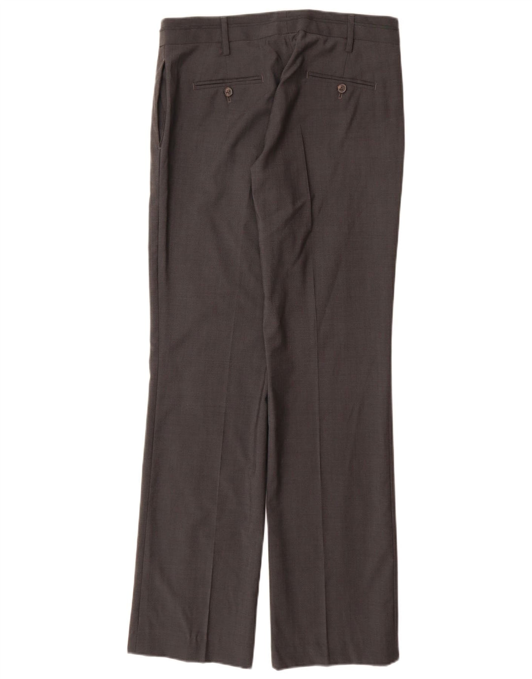 MASSIMO DUTTI Lige jakkesæt til kvinder EU 38 Small W28 L33 Grå Uld