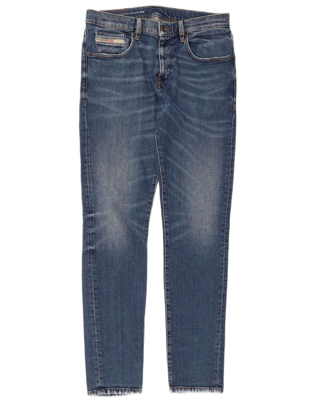Diesel Dame Slim Jeans W32 L30 Blå Bomuld