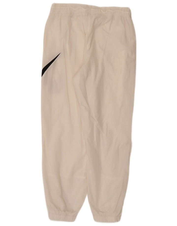 Nike Grafisk træningsdragtbukser til kvinder, joggere UK 12 Medium White