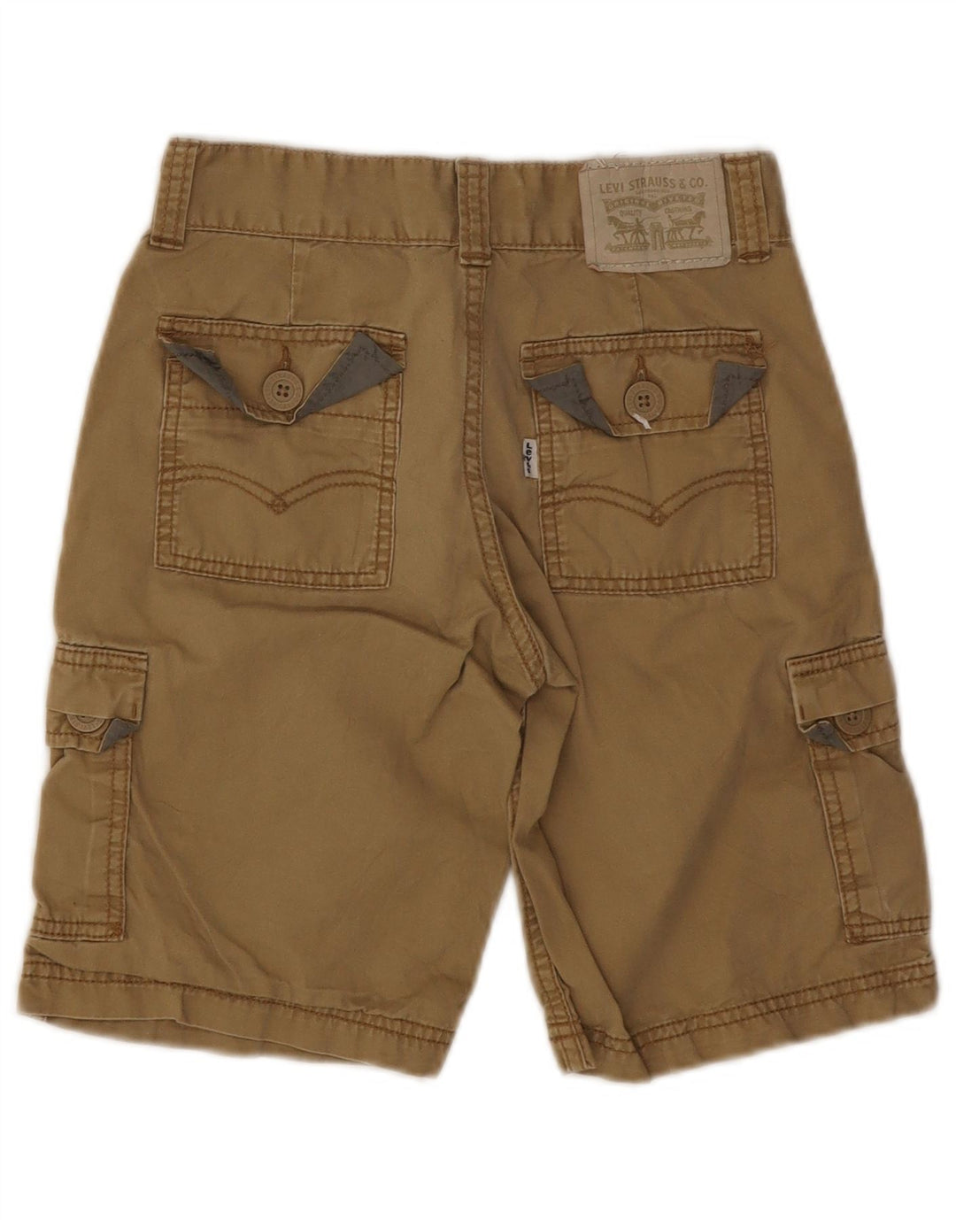 Levi's Boys Cargo Shorts 7-8 år W24 Beige Bomuld