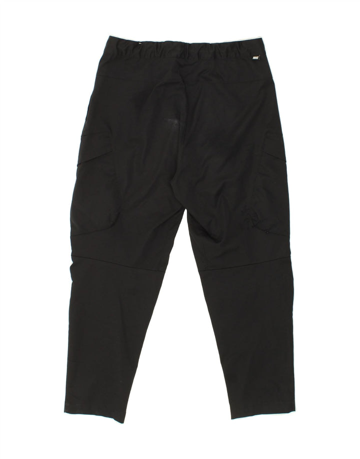 NIKE Womens Slim Cargo Trousers W34 L28 Black Polyester Vintage Nike and Second-Hand Nike from Messina Hembry 