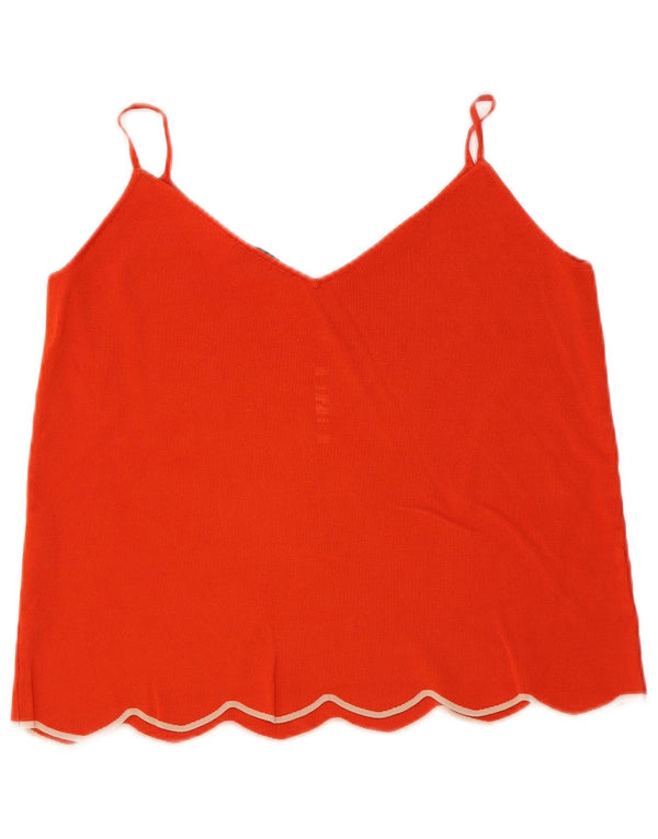 Zara Dame Cami Top UK 12 Medium Rød